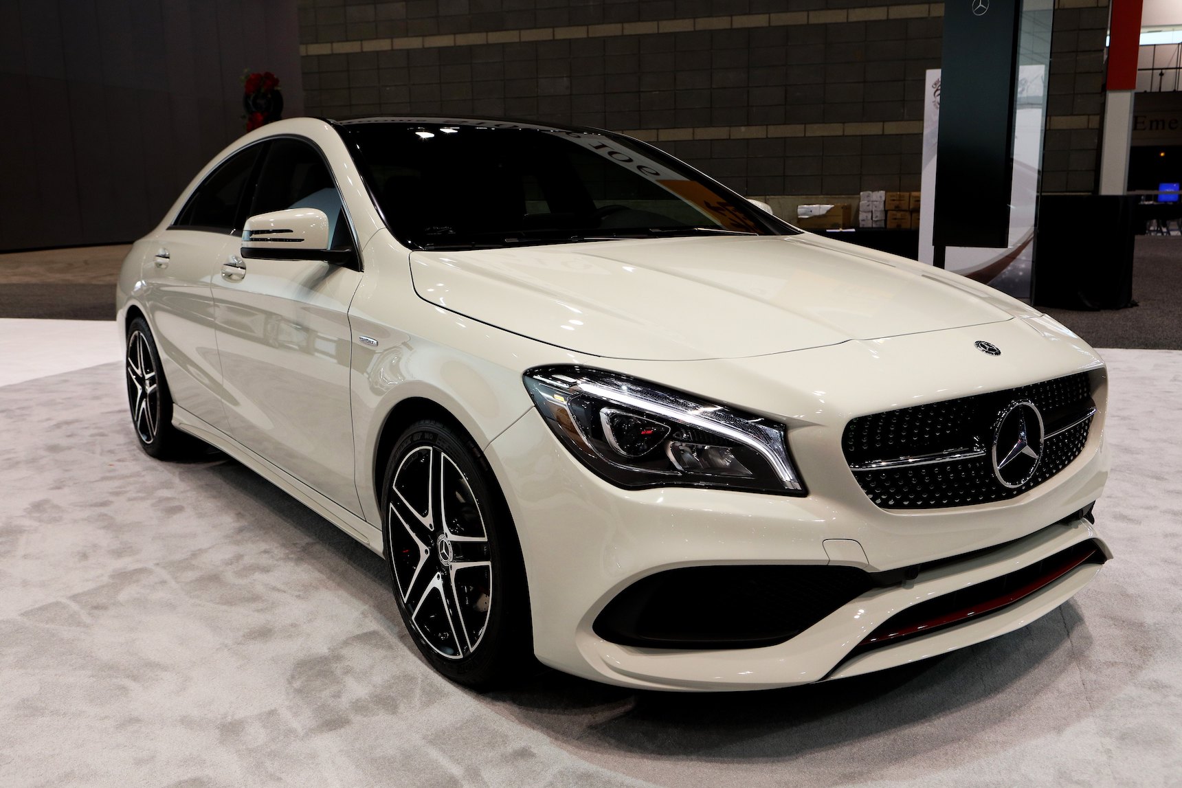 2018 Mercedes-Benz CLA 250 Coupe is on display at the 110th Annual Chicago Auto Show