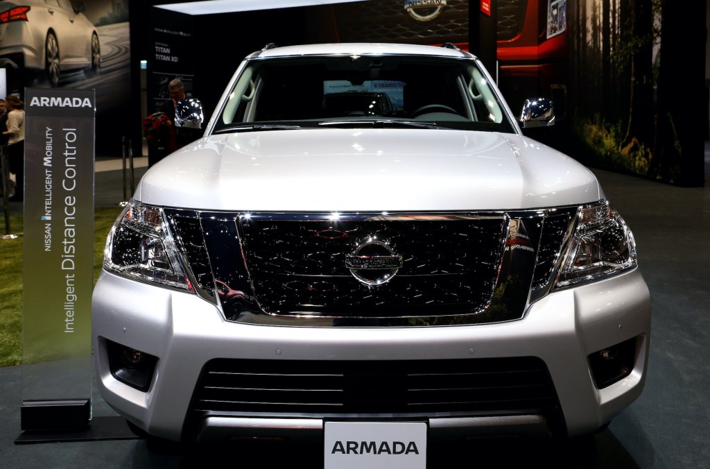 2019 Nissan Armada is on display at the 111th Annual Chicago Auto Show
