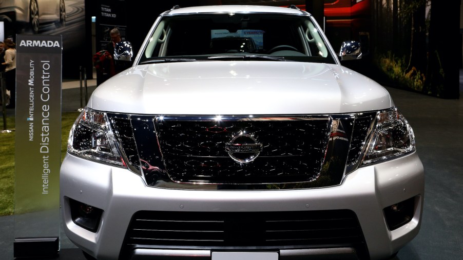 2019 Nissan Armada is on display at the 111th Annual Chicago Auto Show
