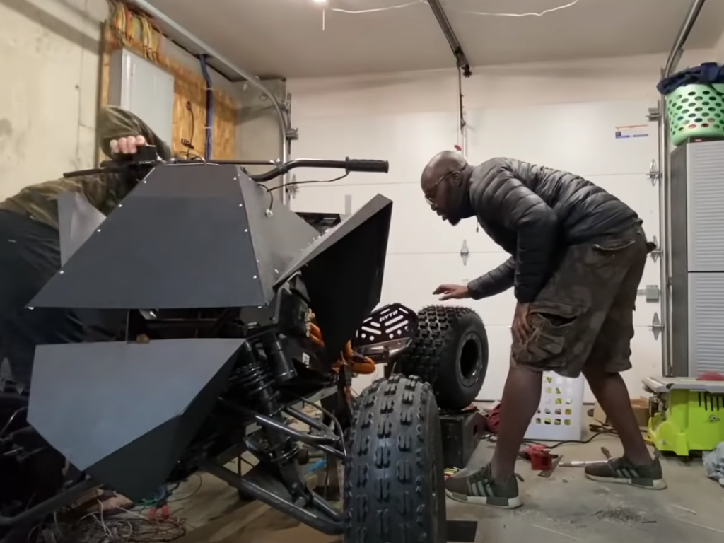building a tesla Cyberquad