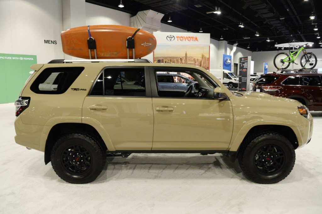 A Toyota 4Runner TRD Pro on display