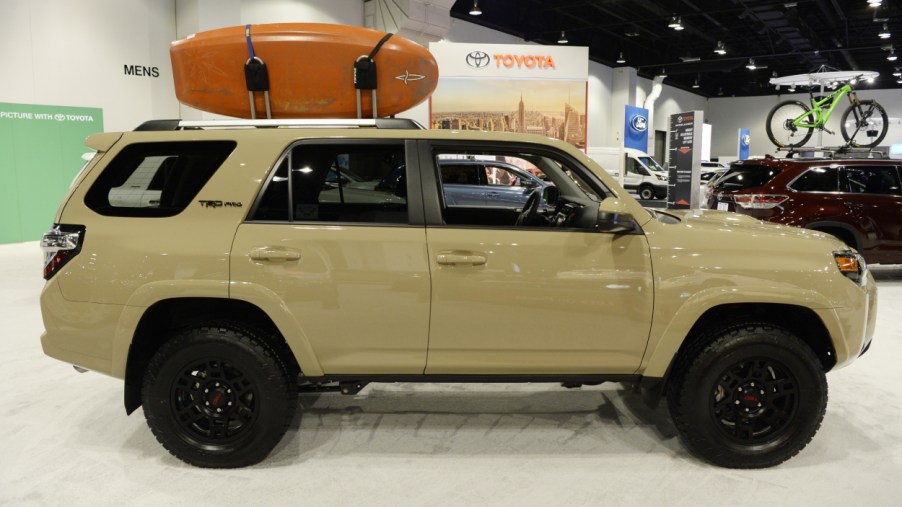 A Toyota 4Runner TRD Pro on display