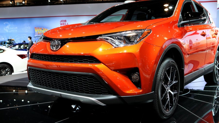 2016 Toyota RAV4 is on display at the 108th Annual Chicago Auto