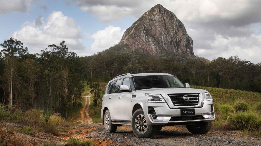 2020 Nisan Patrol off-roading through the outback