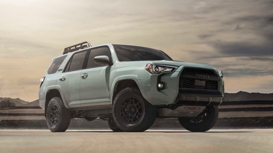 2021 Toyota 4Runner on display with new lunar paint color