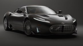 A gray 2017 Spyker C8 Preliator