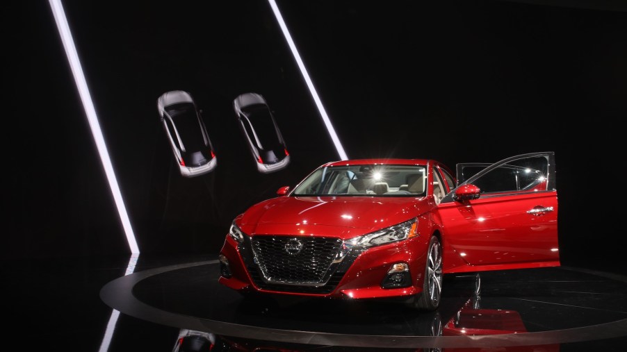 2019 Altima is on display during the New York Autoshow