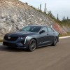 Cadillac CT4-V driving in the desert