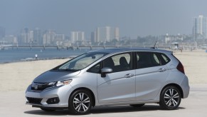 2020 Honda Fit at the beach