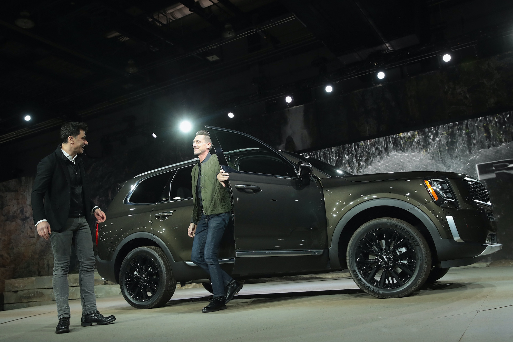 The immediate predecessor of the 2021 Telluride SUV is introduced at the North American International Auto Show (NAIAS)