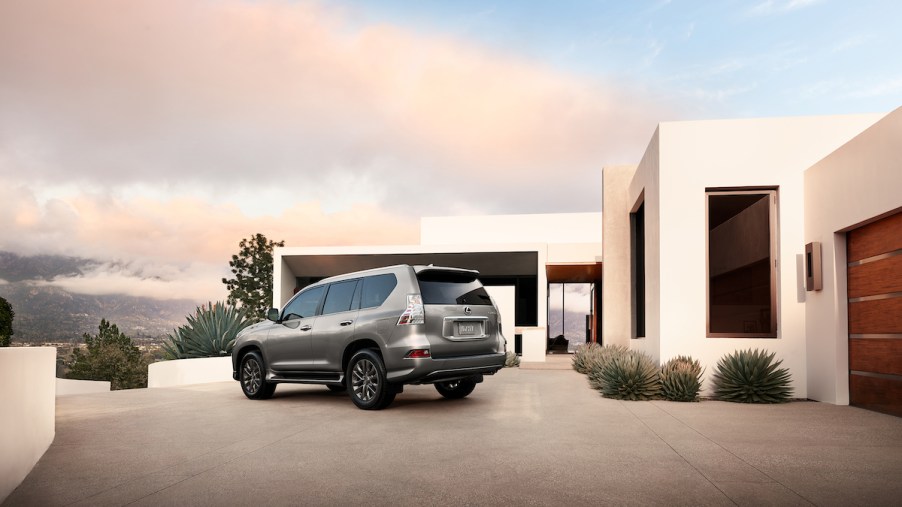 2020 Lexus GX parked in front of a house
