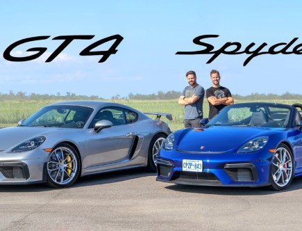 2020 Porsche 718 Spyder vs. 718 Cayman GT4: Expensive Numbers Game Antitheses