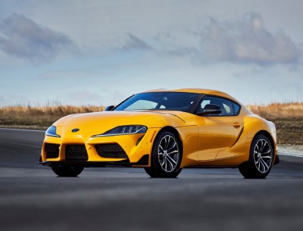 The EPA Says the 2021 Toyota Supra 2.0 Is Barely More Efficient Than the Six-Cylinder Model