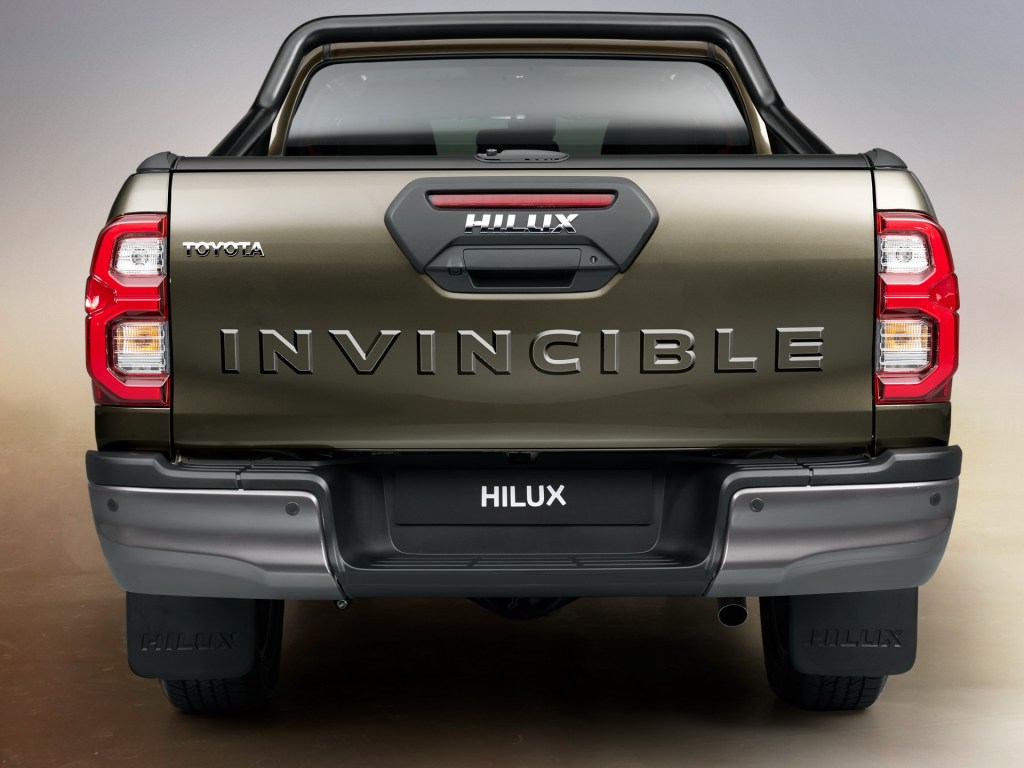 the rear tailgate of the invincible