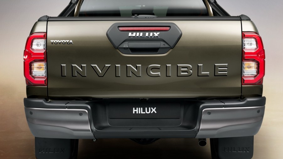 the rear tailgate of the invincible