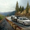 Ford Expedition towing a camper trailer