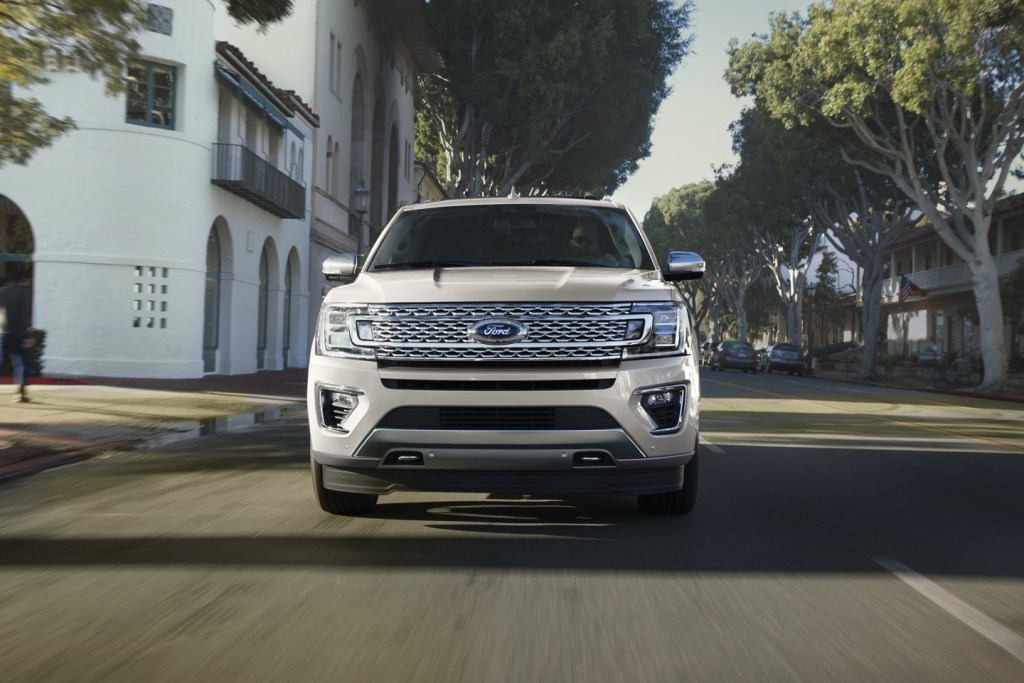 2020 Ford Expedition driving on street
