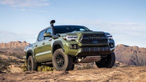 Toyota Tacoma TRD Pro off-roading in dirt