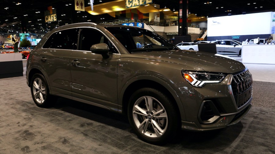 2020 Audi Q3 S Line is on display at the 112th Annual Chicago Auto Show at McCormick Place