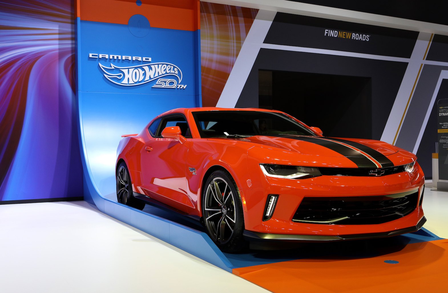 2018 Chevrolet Camaro Hot Wheels Edition is on display at the 110th Annual Chicago Auto Show