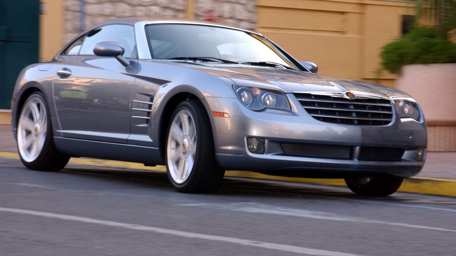 Chrysler Crossfire driving down the road