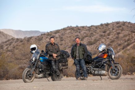 Ewan McGregor Goes a Long Way Thanks to Rivian and the Harley-Davidson Livewire