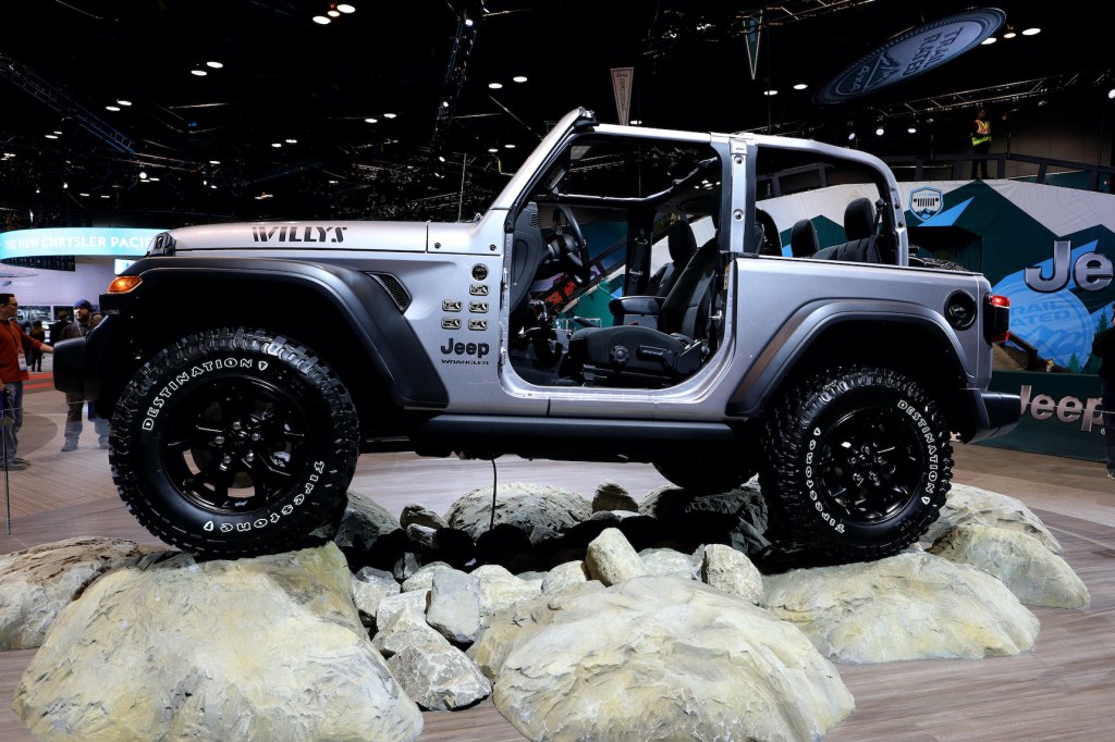 2020 Jeep Wrangler Willy, is on display at the 112th Annual Chicago Auto Show