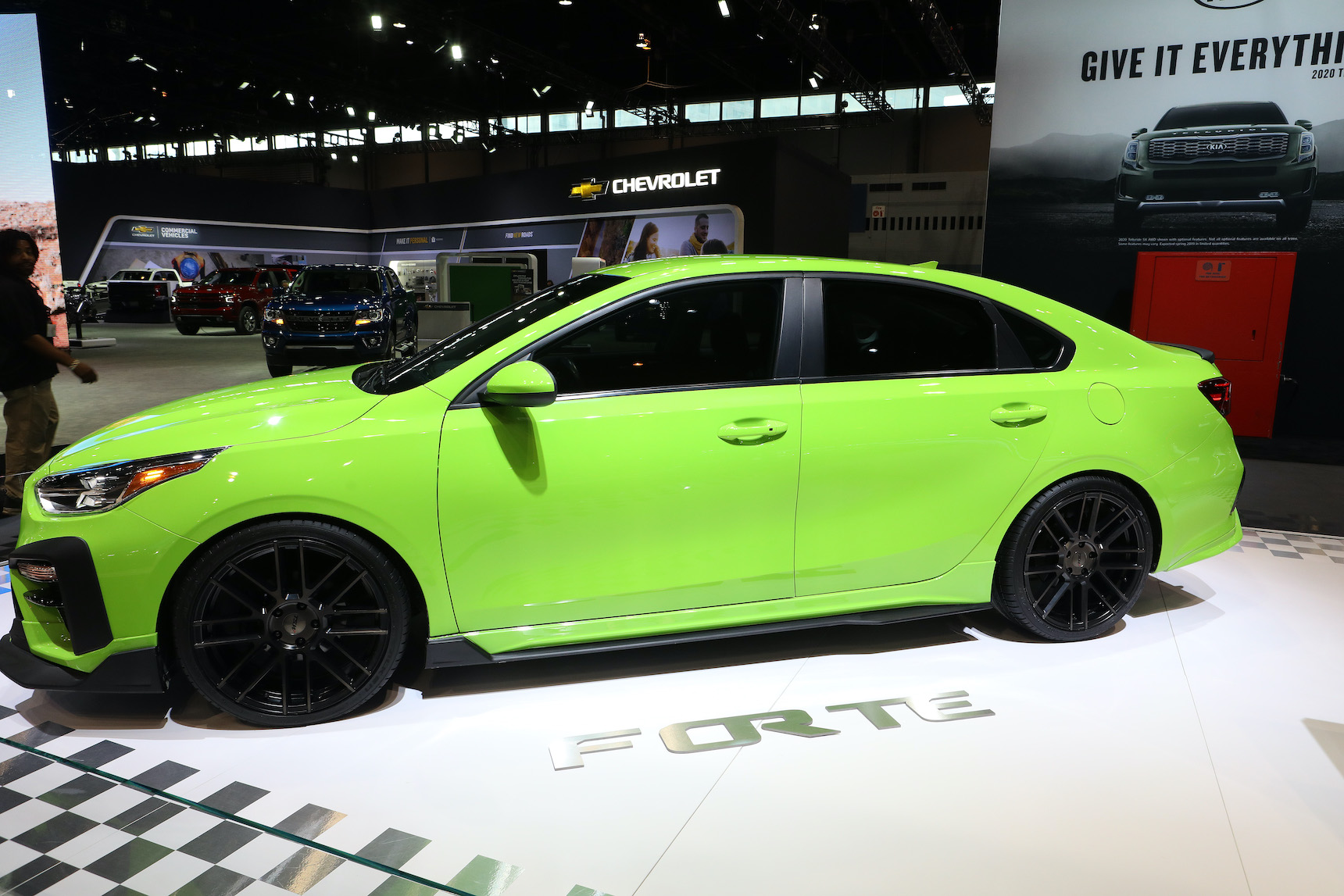 2019 Kia Forte is on display at the 111th Annual Chicago Auto Show