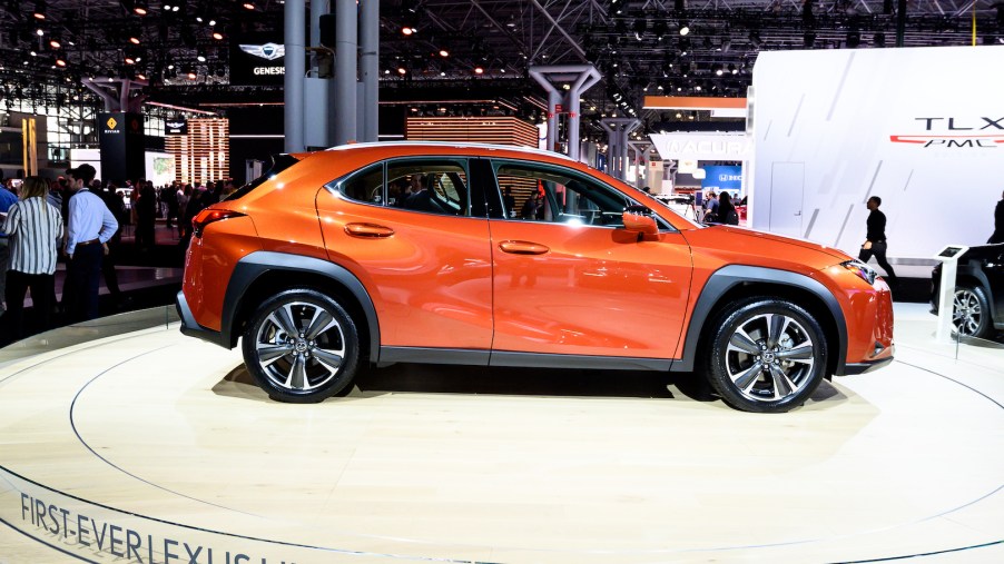 Lexus UX seen at the New York International Auto Show