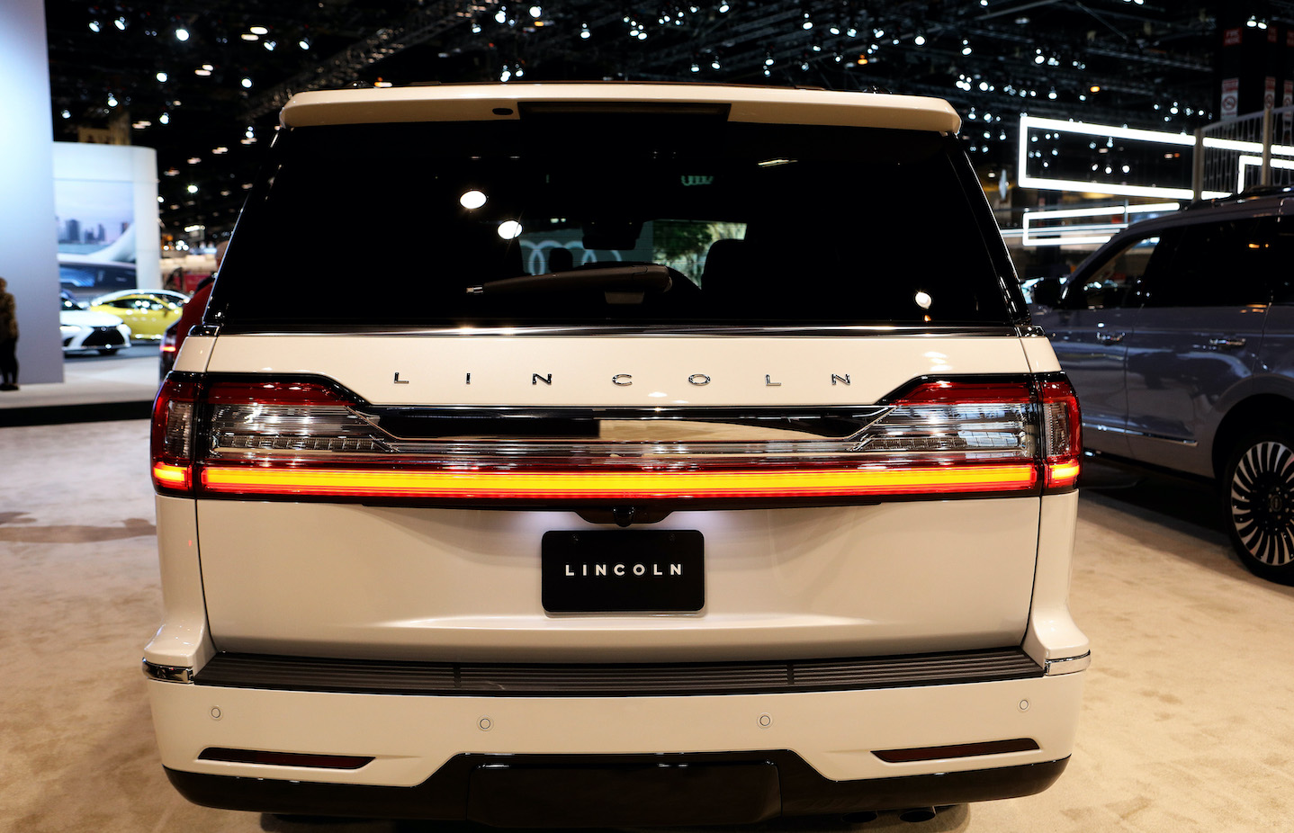2019 Lincoln Navigator is on display at the 111th Annual Chicago Auto Show at McCormick Place