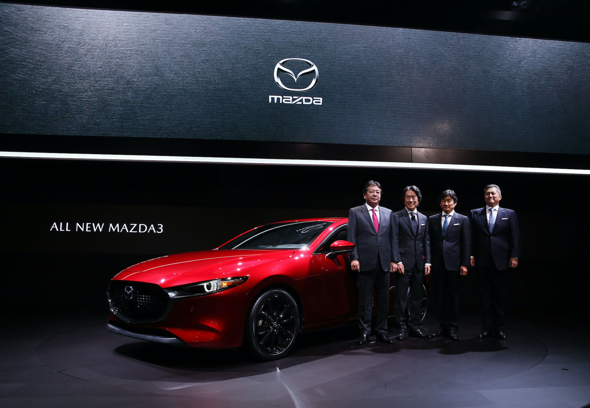 The all new Mazda3 during the L.A. Auto Show
