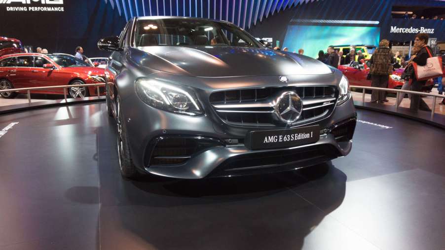 The Mercedes AMG E 63 S Edition 1 at the 2017 Canadian International Autoshow