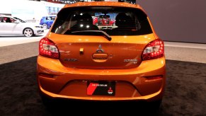 2017 Mitsubishi Mirage GT is on display at the 109th Annual Chicago Auto Show