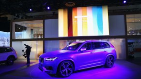 Volvo prepares to introduce the new XC90 at the North American International Auto Show (NAIAS)