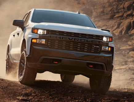 Where is the Chevy Silverado Off-Roading Truck?