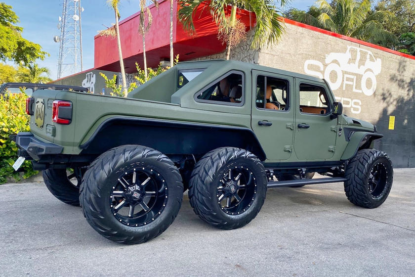 So Flo 6-Wheel Gladiator: The Ultimate Custom Jeep?