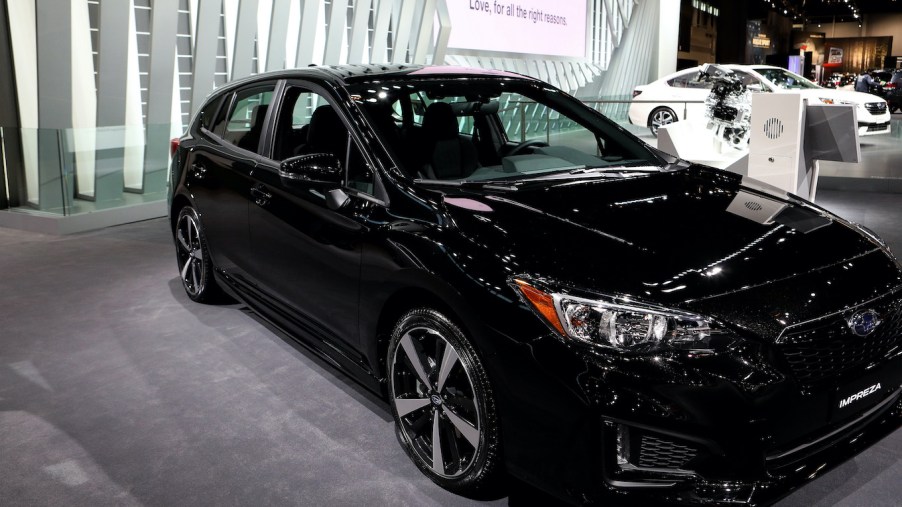 2019 Subaru Impreza is on display at the 111th Annual Chicago Auto Show