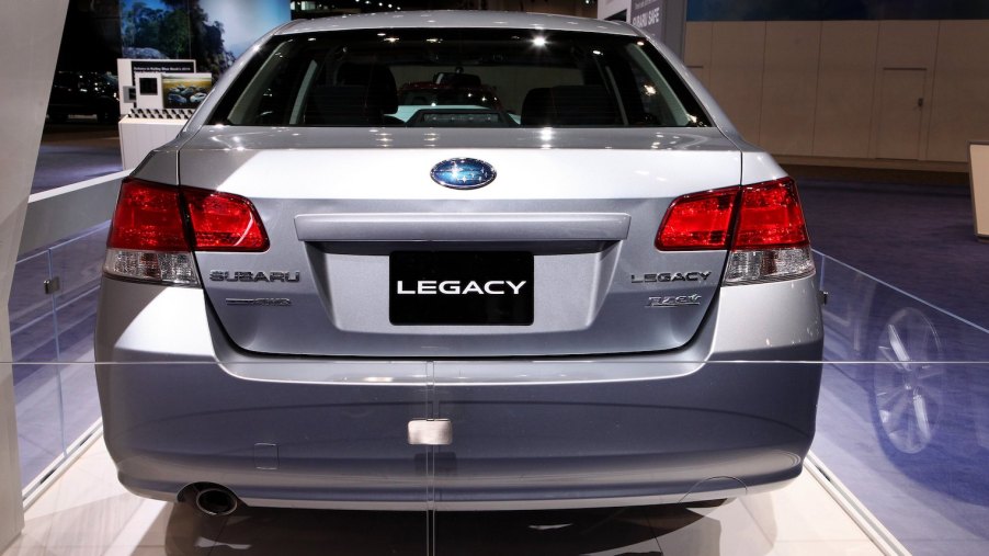 This Subaru Legacy was featured in the filming of the latest Subaru safety commercial