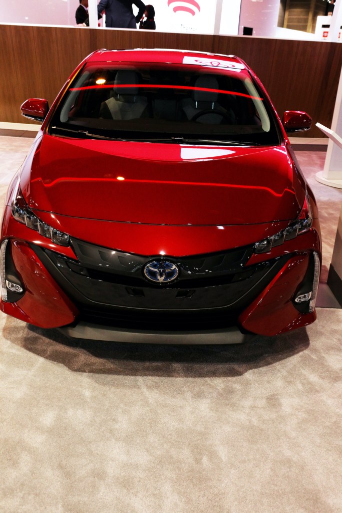 2020 Toyota Prius Prime is on display at the 112th Annual Chicago Auto Show
