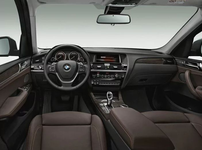 The inside of the X3 is handsome and durable.