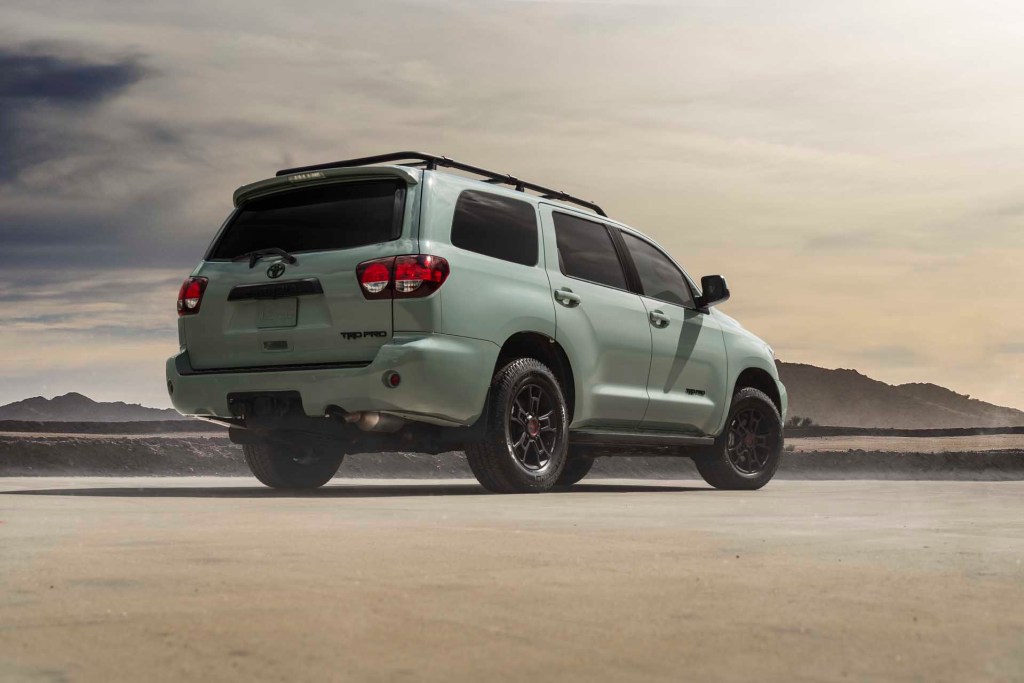 2021 Toyota Sequoia TRD Pro in Lunar Rock | Toyota