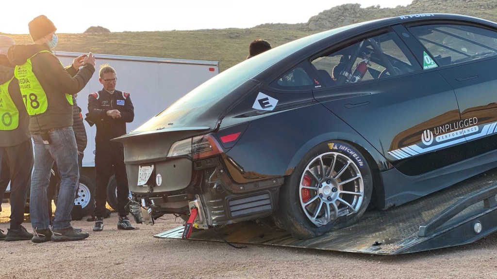 Pobst looking none too happy after crash. | Unplugged