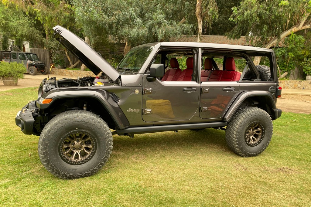 Jeep Wrangler 392 Concept parked in grass