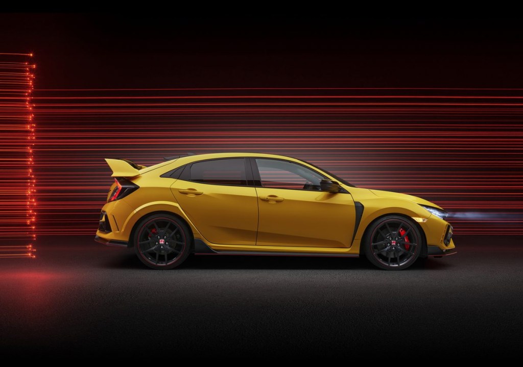 A 2021 Honda Civic Type R Limited Edition model .