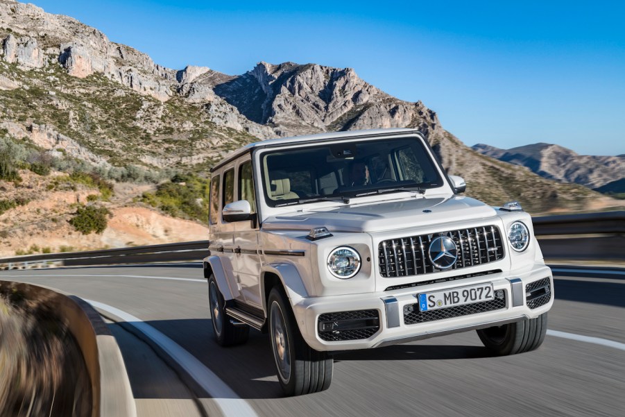 The Mercedes-AMG G63 is a six-figure SUV with an iconic square design.