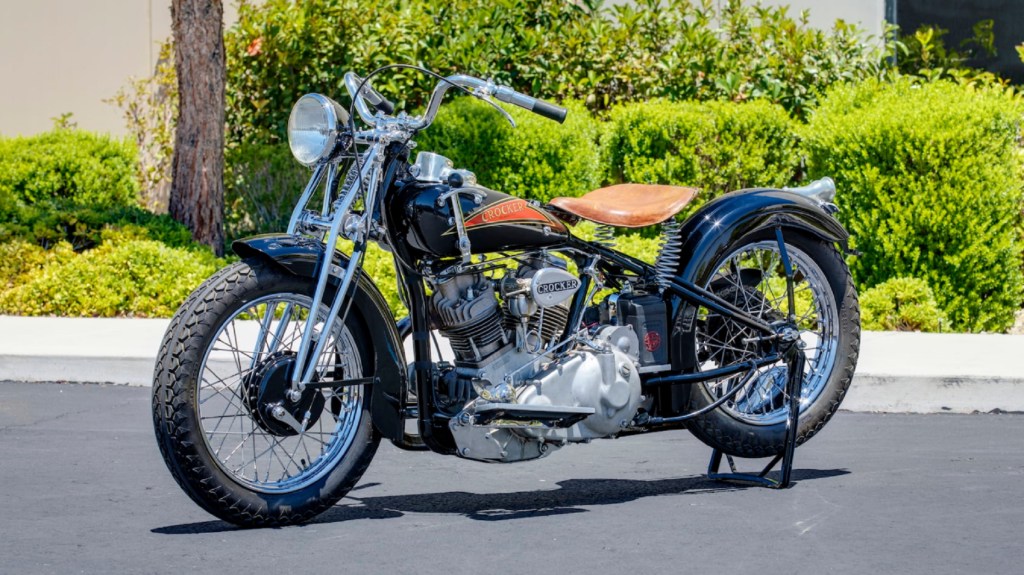 A blue-and-red-tanked 1937 Crocker Small Tank