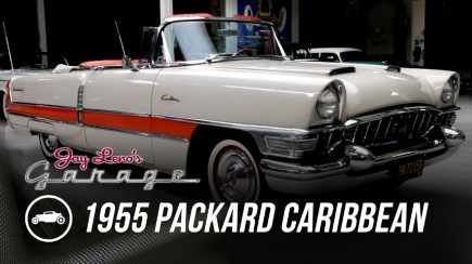 Jay Leno Shows off the 1955 Packard Caribbean’s Advanced Suspension