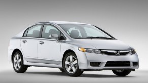A silver 2009 Honda Civic sedan