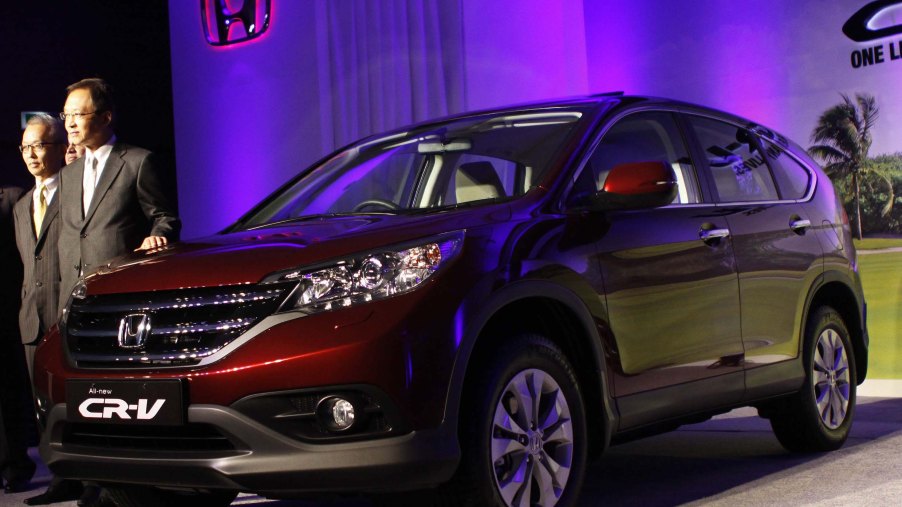 Hironori Kanayama CEO and President Honda cars Launched all new version of its sports utility vehicle CR-V on February 12, 2013