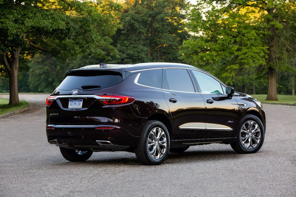 2020 Buick Enclave Avenir from the back view